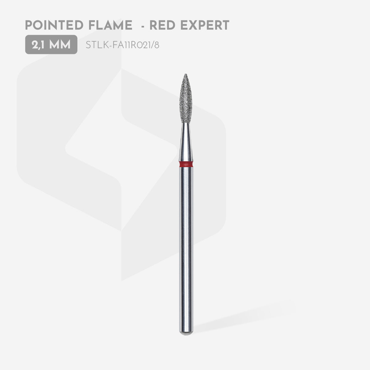 Diamond Nail Drill Bit Pointed Flame EXPERT