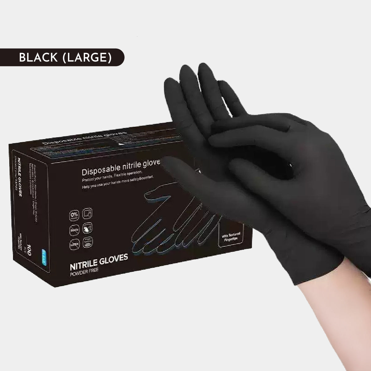 Disposable Nitrile Gloves/ 100pcs