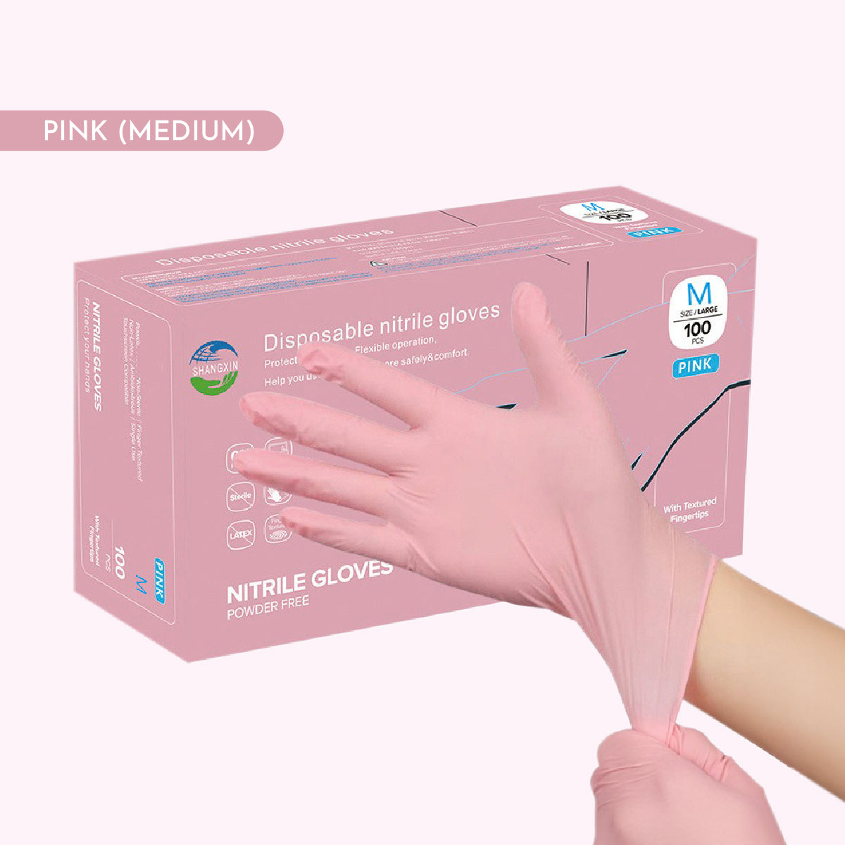 Disposable Nitrile Gloves/ 100pcs