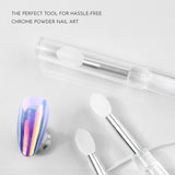 Nail Art Tools Silicon Chrome Powder Applicator Listing 2