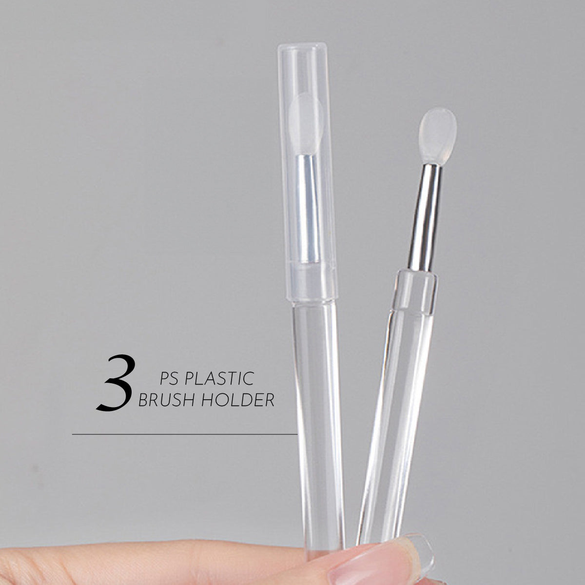 Nail Art Tools Silicon Chrome Powder Applicator Listing 4