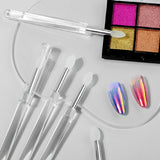 Nail Art Tools Silicon Chrome Powder Applicator Listing 5