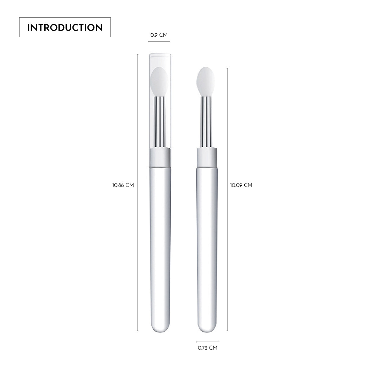 Nail Art Tools Silicon Chrome Powder Applicator Listing 8