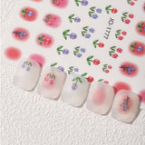 Spring Floral Tulips Stickers Bundle