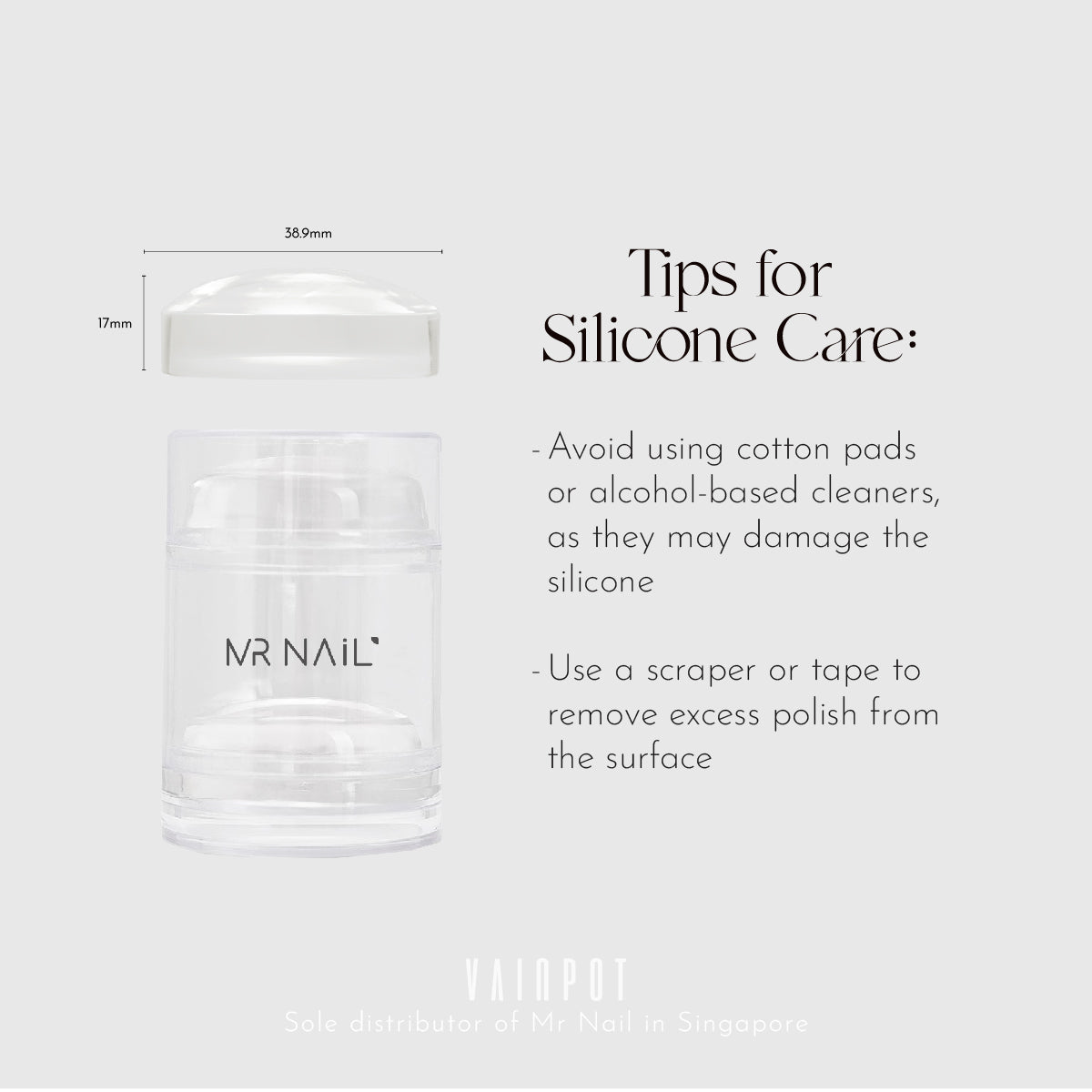 Silicone Nail Art Stamping Tool
