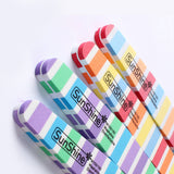Manicure Essentials Sunshine Stripes Sanding Sponge Buffer
