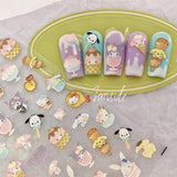 TENSORKuromi_Friends5DNailStickersA5