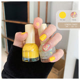 Two Moons Nail Polish Oil Pairs TMP Set37 Lemon Candy