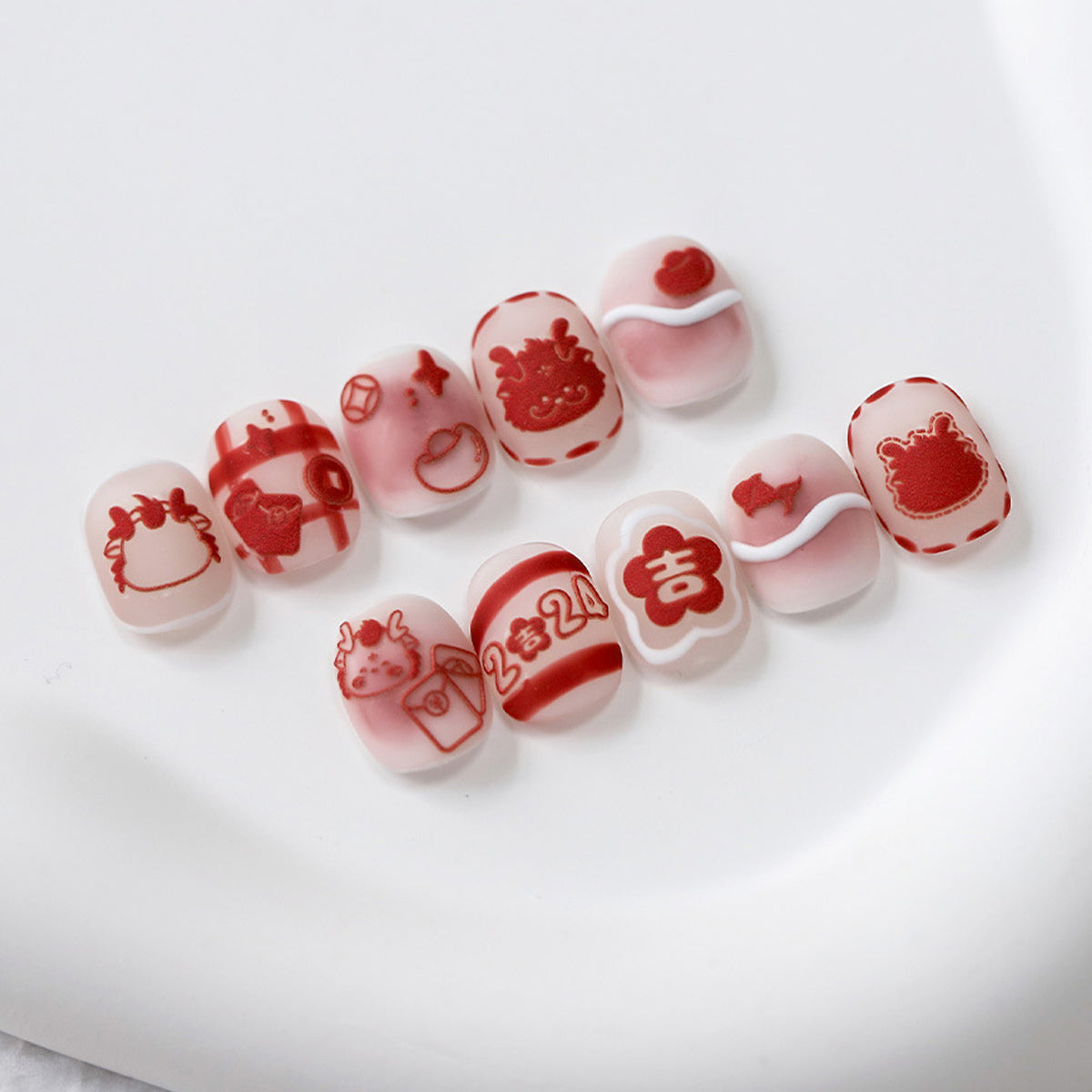 CNY 5D Nail Art Stickers