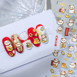 CNY 5D Nail Art Stickers