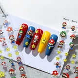 Tensor Cartoon Series 5D Nail Stickers Cover