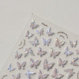 Butterflies Series Nail Art Stickers