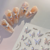 Butterflies Series Nail Art Stickers