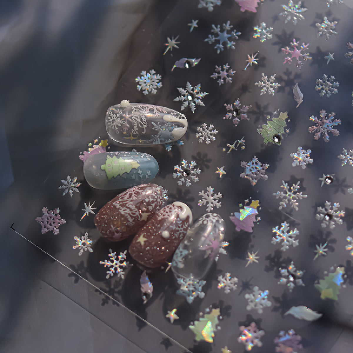 Christmas Collective 5D Nail Art Stickers