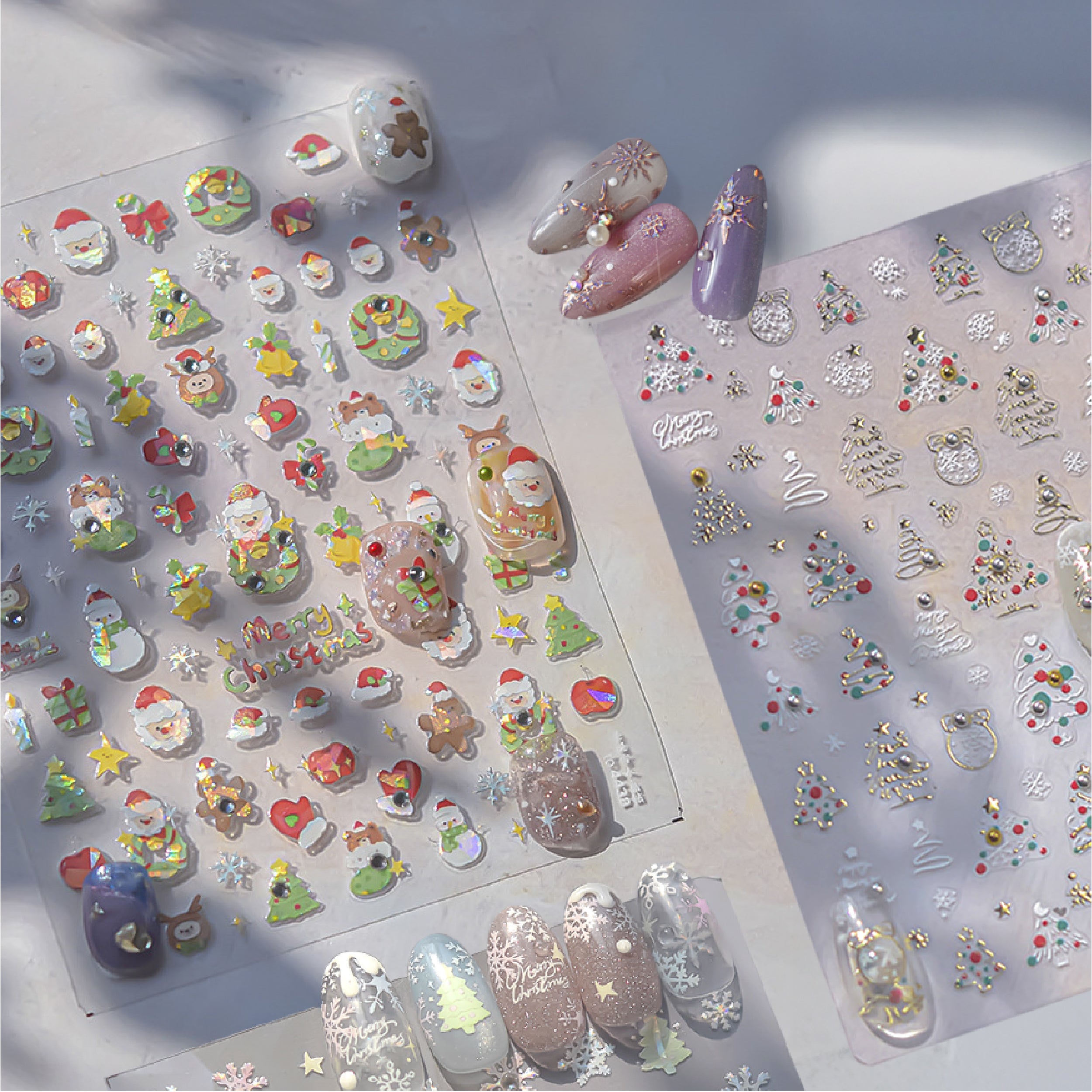 Christmas Collective 5D Nail Art Stickers
