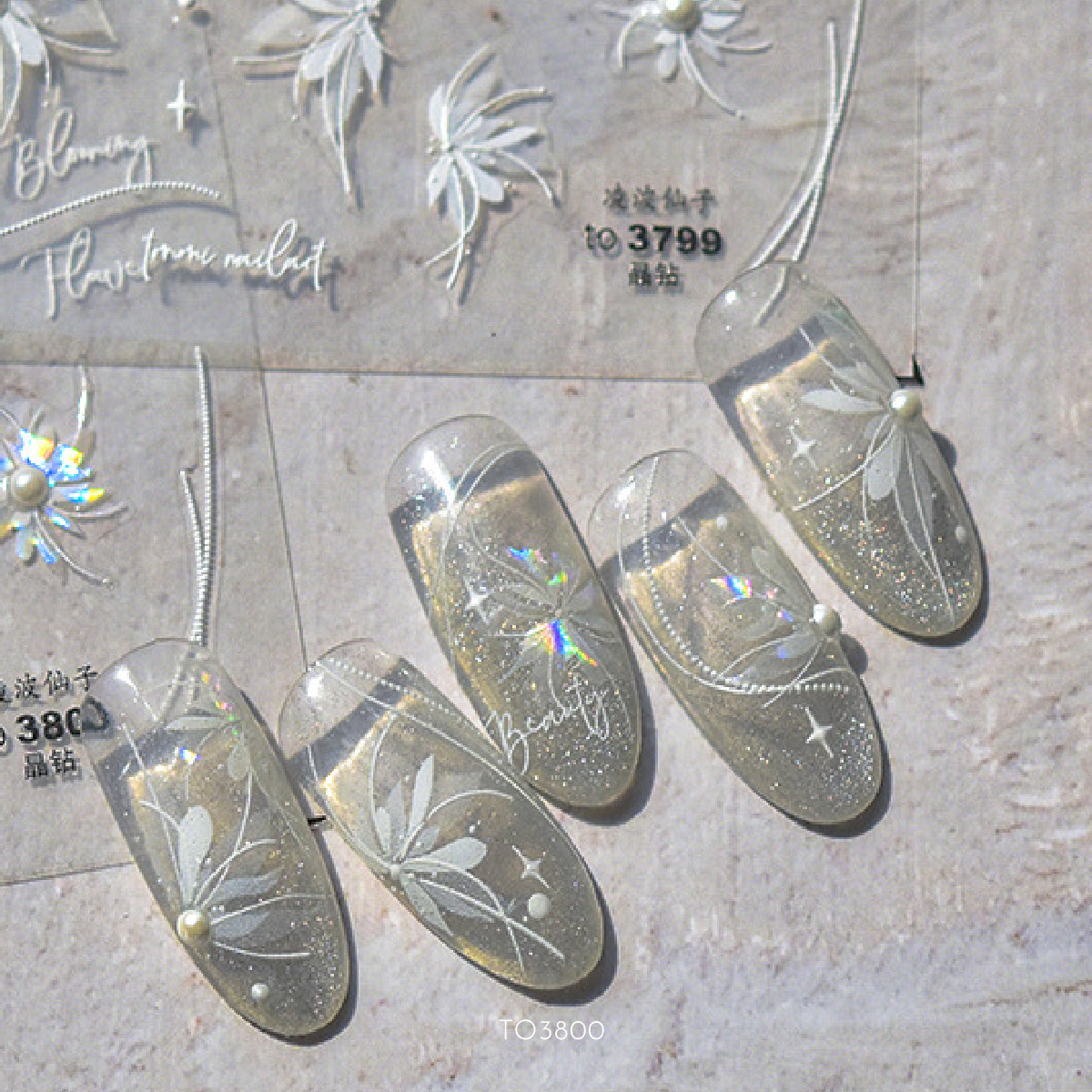 Fairy Flora Series Nail Art Stickers