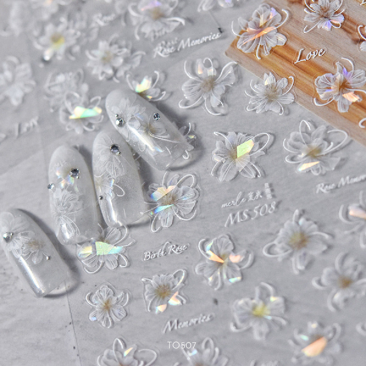 Fairy Flora Series Nail Art Stickers