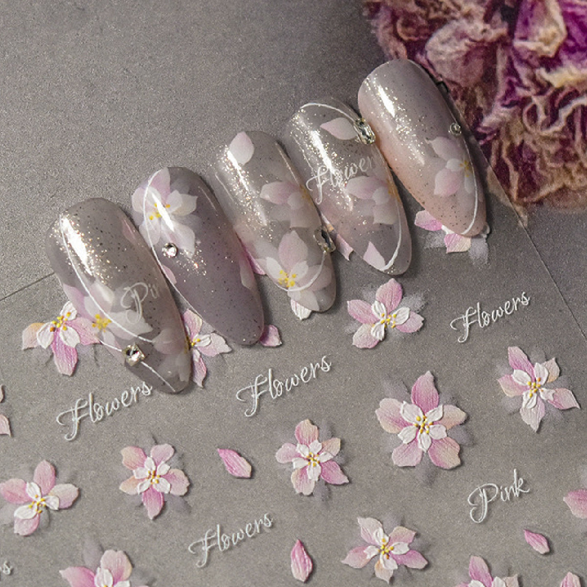 Fairy Flora Series Nail Art Stickers
