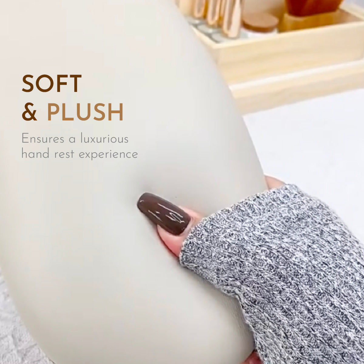 U-Shape Foldable Manicure Pillow