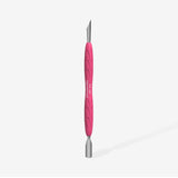 Manicure Pusher Gummy with Silicone Handle UNIQ 10 TYPE 2 (Rounded Narrow and Beveled Pusher)