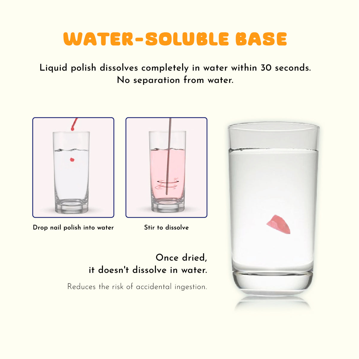 Gemini Water Based Nail Polish