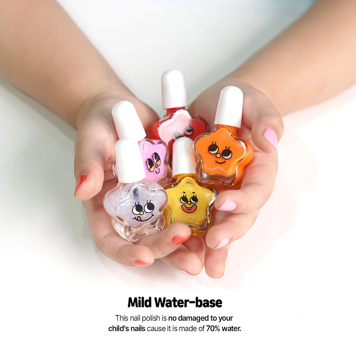 WithShyan Kids Water Based Nail Polish Set