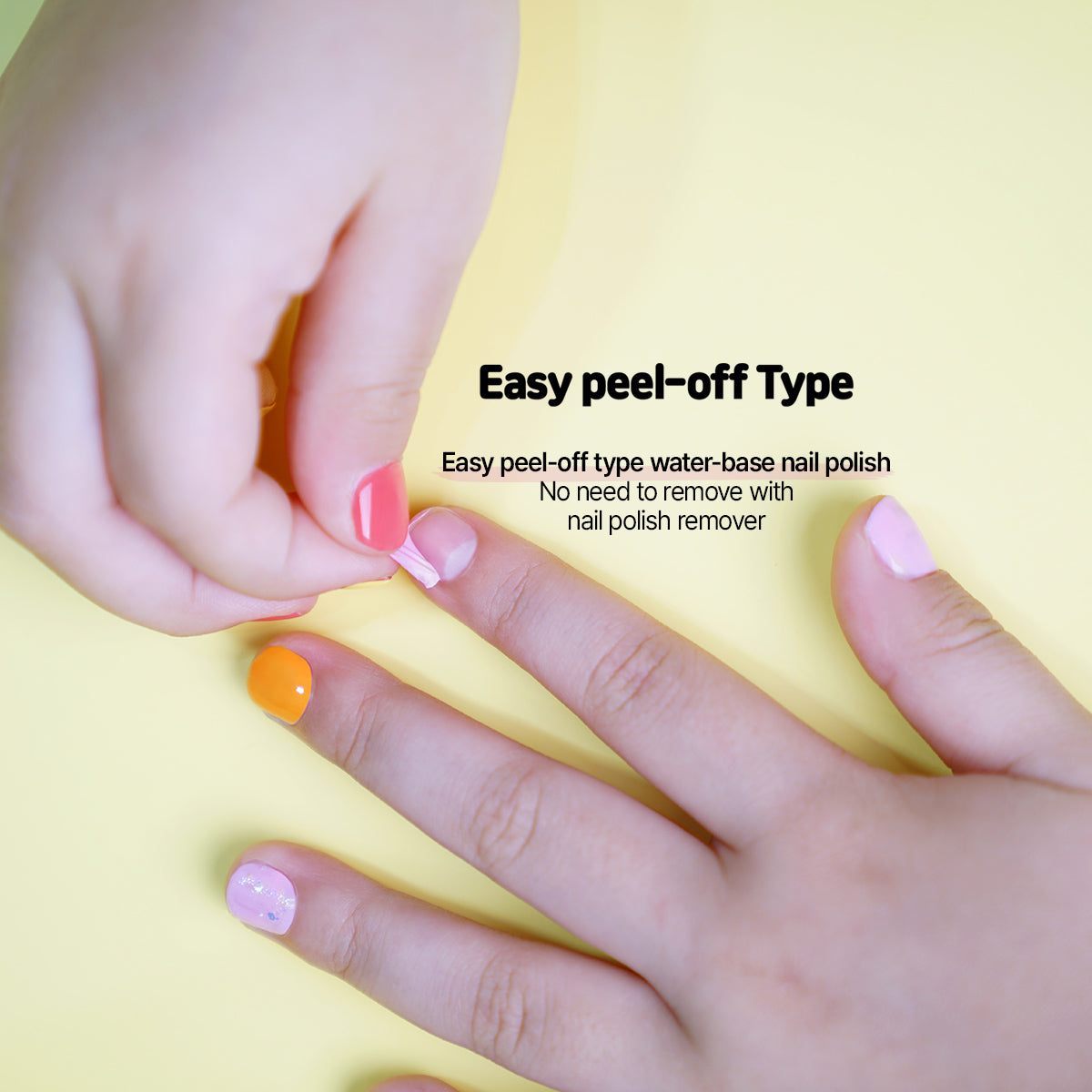 WithShyan Kids Water Based Nail Polish Set