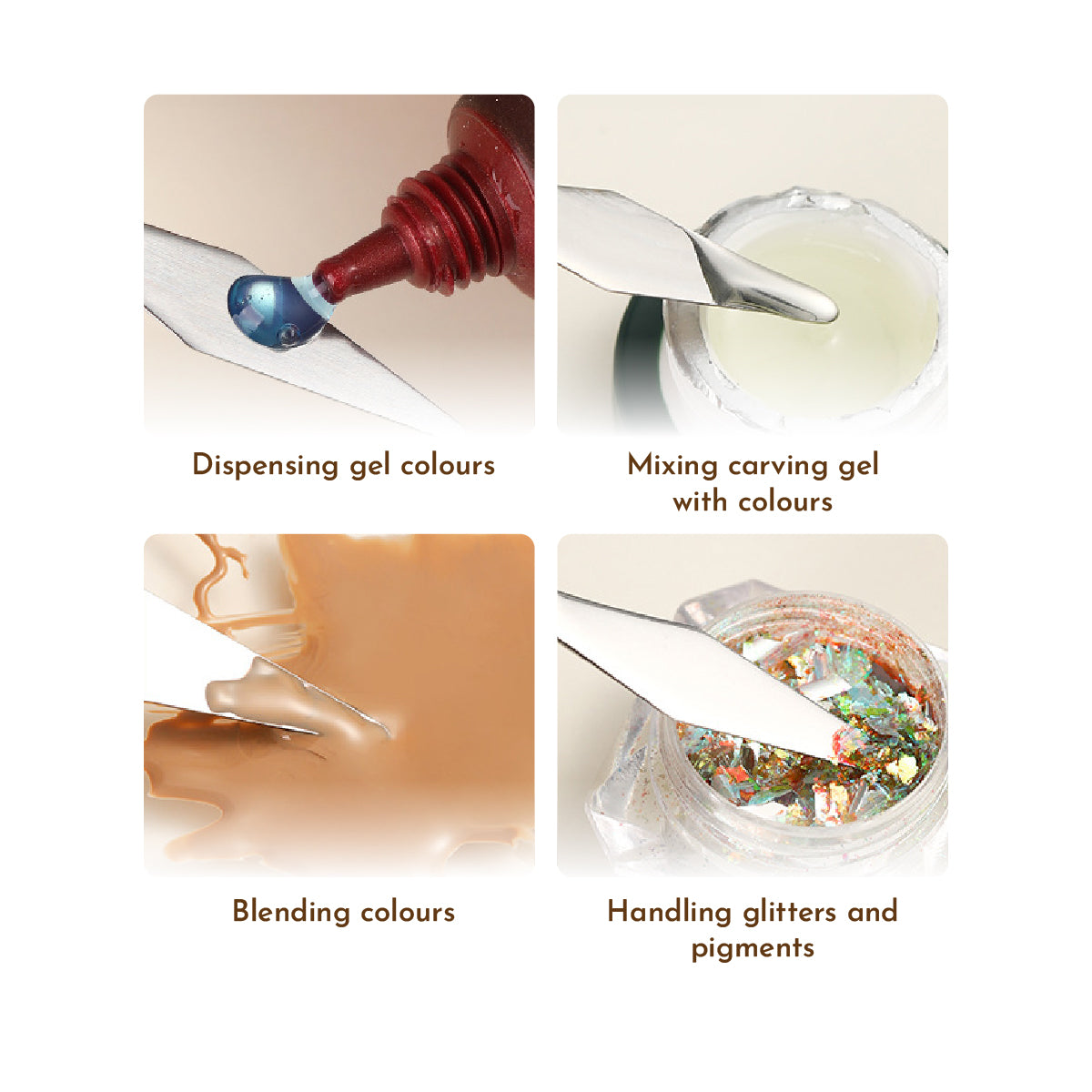 Colour Mixing Nail Art Spatula