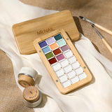 Wooden Painters Mixing Palette / 24 Wells