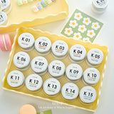 Xi Hui Donut Macaron Sequins Pot Gel Polish A1