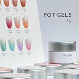 Xi Hui Gradient Blush Cream Pot Gel Polish A2