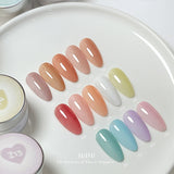 XiHui Gradient Blush Cream Pot Gel Polish A3