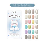 Nail & Yolly Jelly Milk Candy & Syrup Gel Palette  / 24 Colours