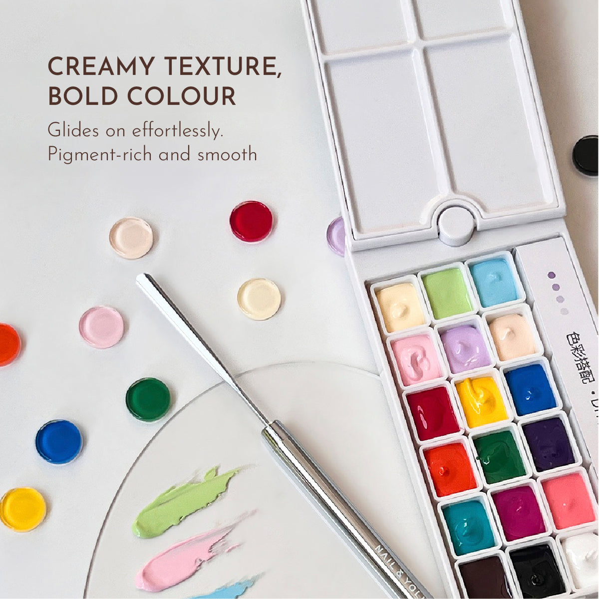 NAIL & YOLLY Doodle Duck Drawing Gel Palette / 18 Colours