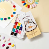 NAIL & YOLLY Doodle Duck Drawing Gel Palette / 18 Colours