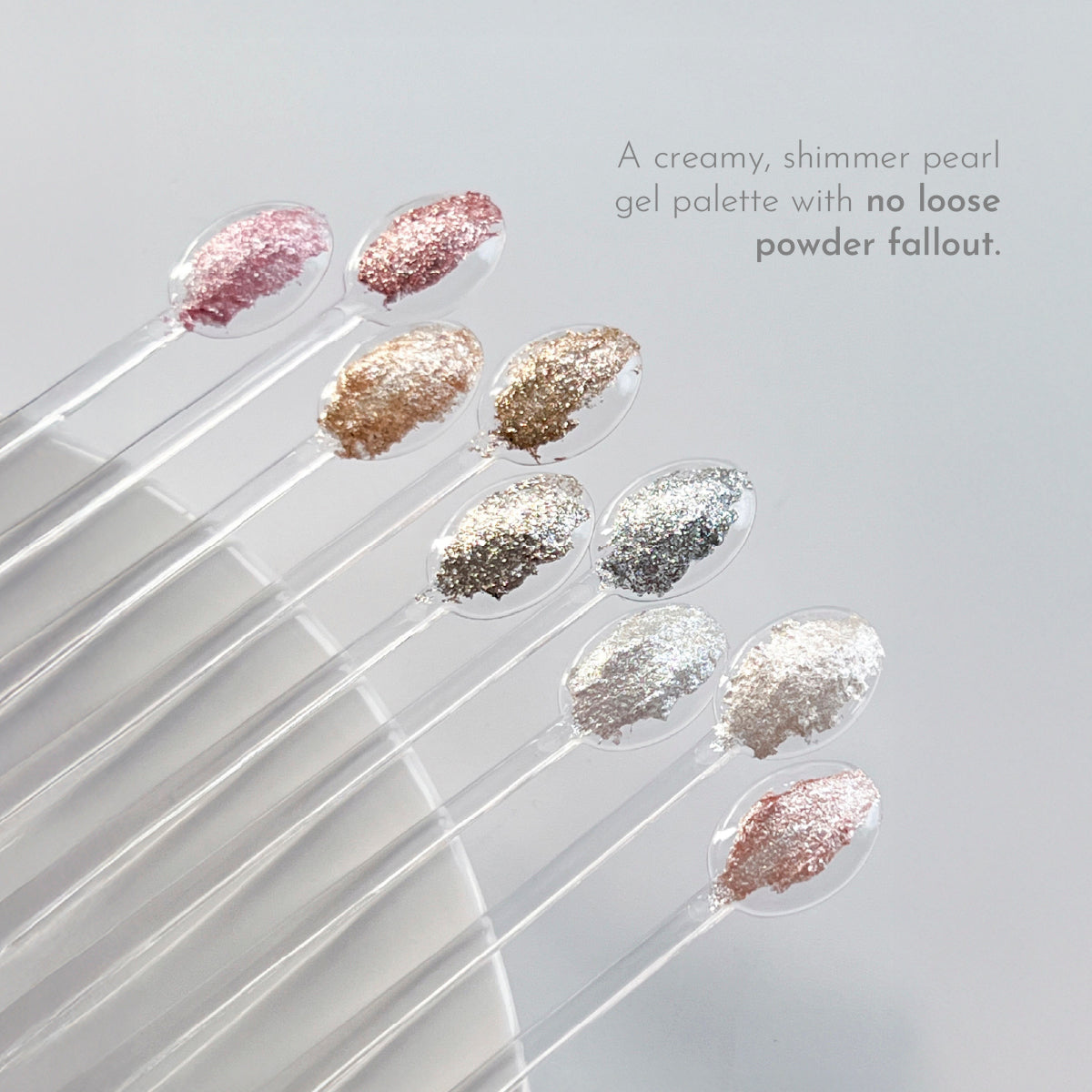 NAIL & YOLLY Frappuccino Shimmer Pearl Gel Palette / 18 Colours
