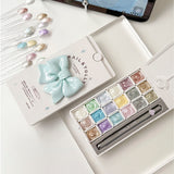 NAIL & YOLLY Frappuccino Shimmer Pearl Gel Palette / 18 Colours