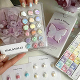 Nail & Yolly Luminous Glow Texture Gel Palette / 18 Colours