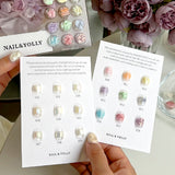 Nail & Yolly Luminous Glow Texture Gel Palette / 18 Colours