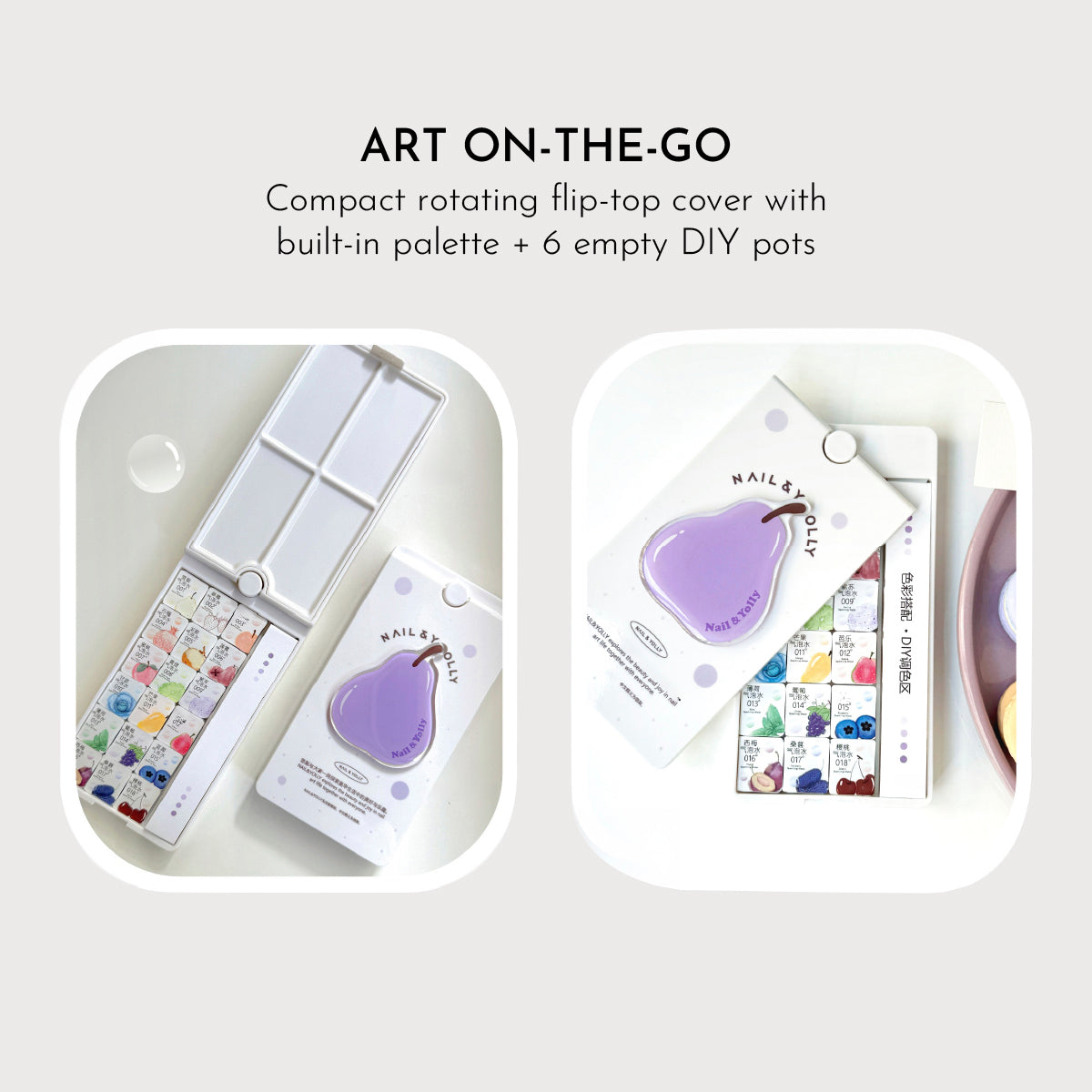 NAIL & YOLLY Soda Water Patting Gel Palette / 18 Colours