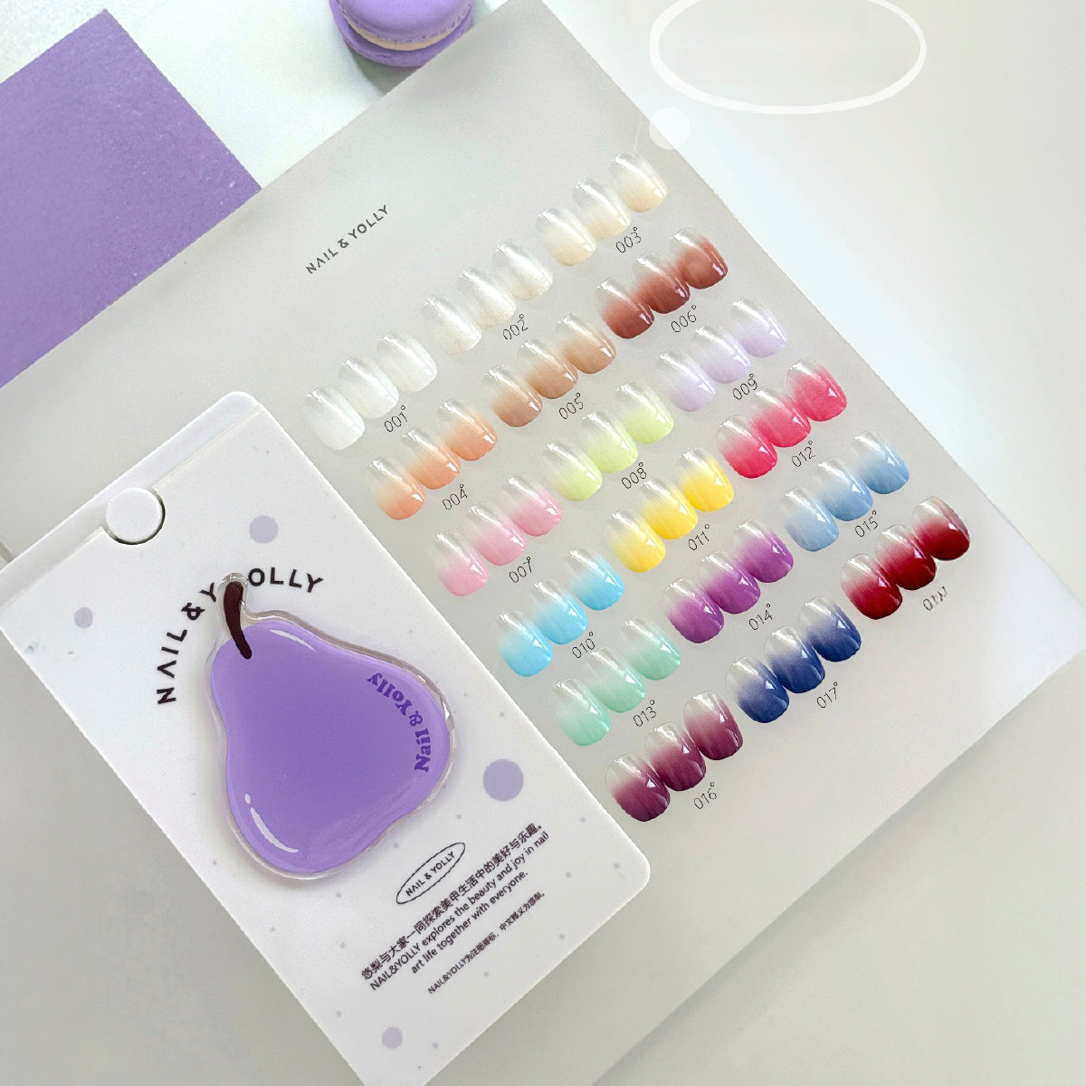 NAIL & YOLLY Soda Water Patting Gel Palette / 18 Colours