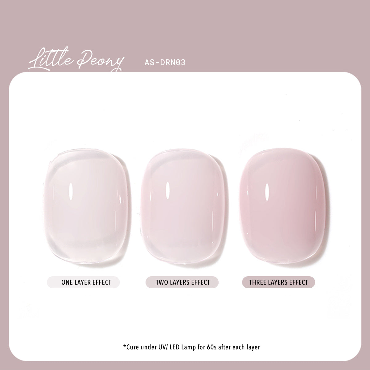 Anothersexy DRN03 Little Peony Gel Polish