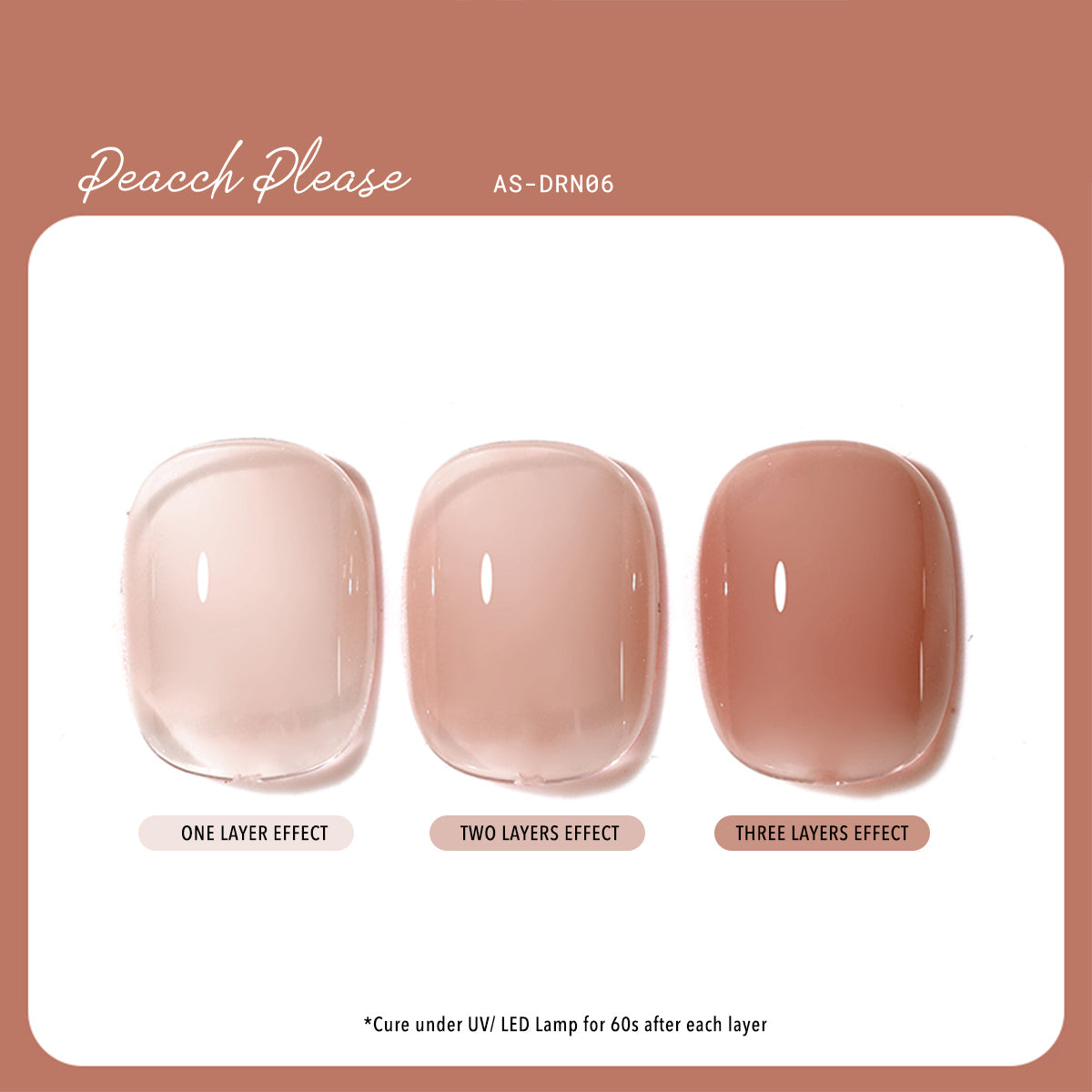 Anothersexy DRN06 Peach Please Gel Polish