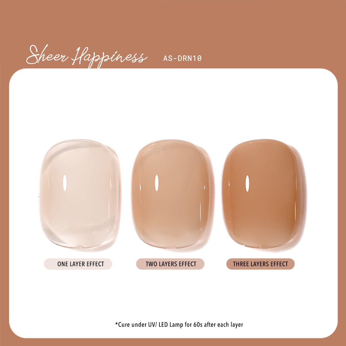 Anothersexy DRN10 Sheer Happiness Gel Polish