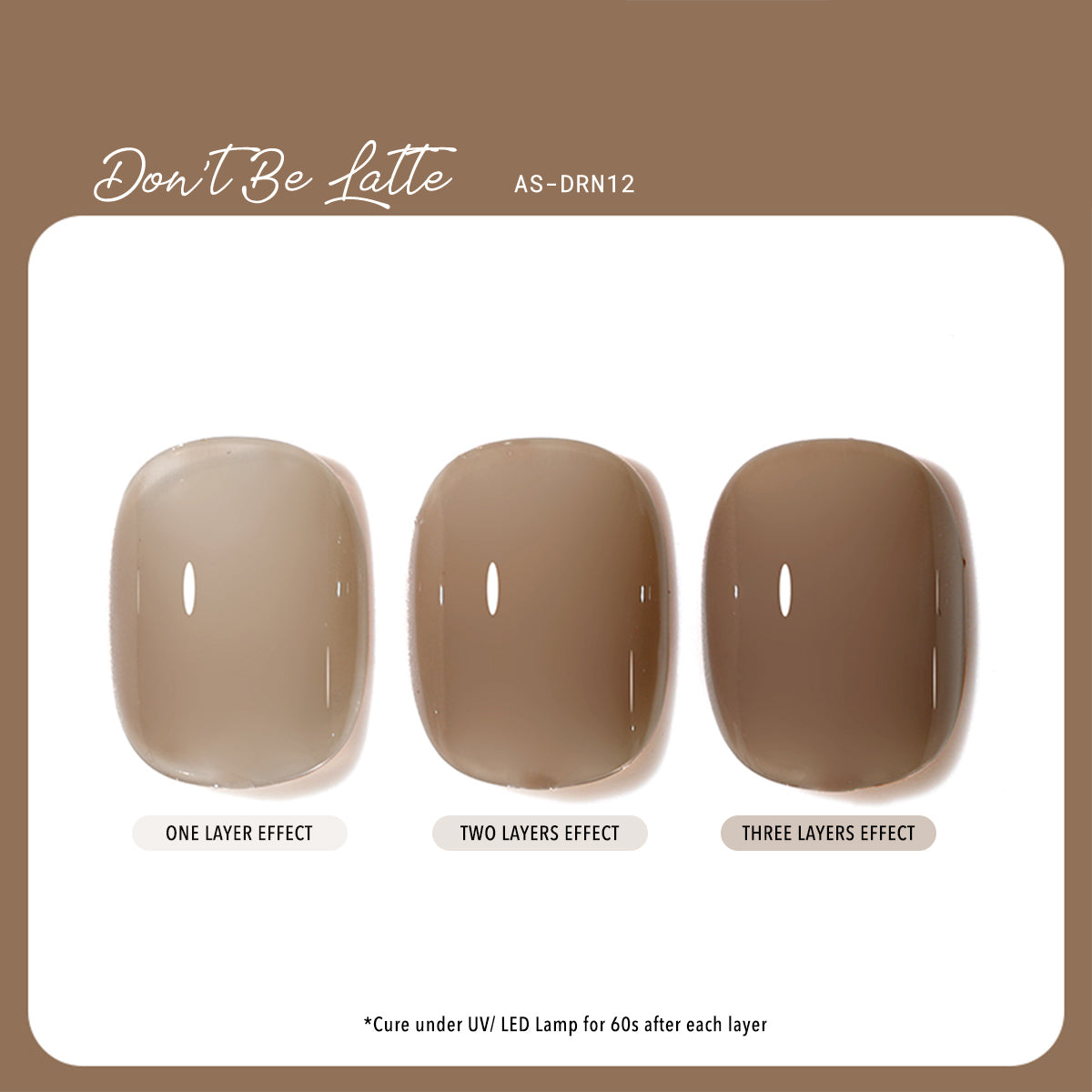 Anothersexy DRN12 Don't Be Latte Gel Polish