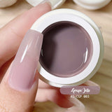 Anothersexy 68 Colours Cream Gel Polish Pots colour CGP003 in GrapeJello