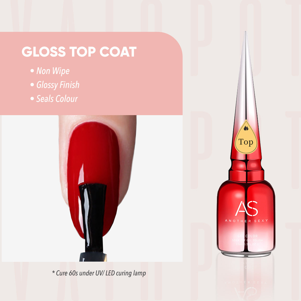 Anothersexy Red Gloss Top Coat