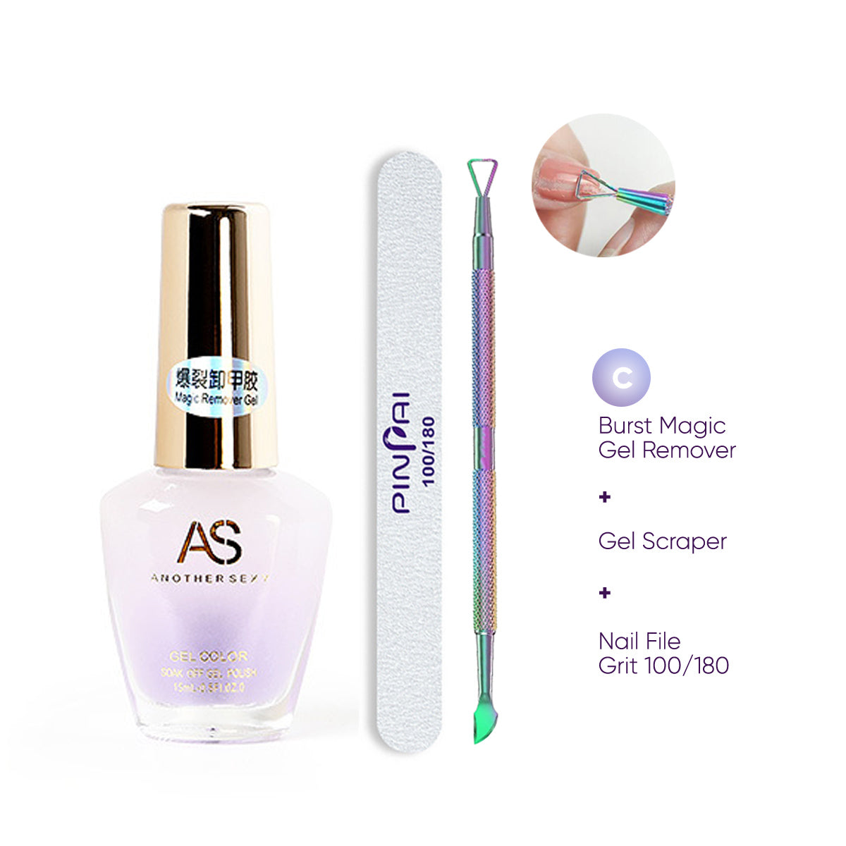 Anothersexy Burst Set C Gel Remover