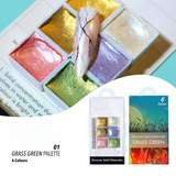 Metallic Watercolour Nail Art Palette