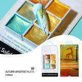 Metallic Watercolour Nail Art Palette
